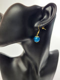 Aoko Ocean Blue Earrings-Handcrafted with Care