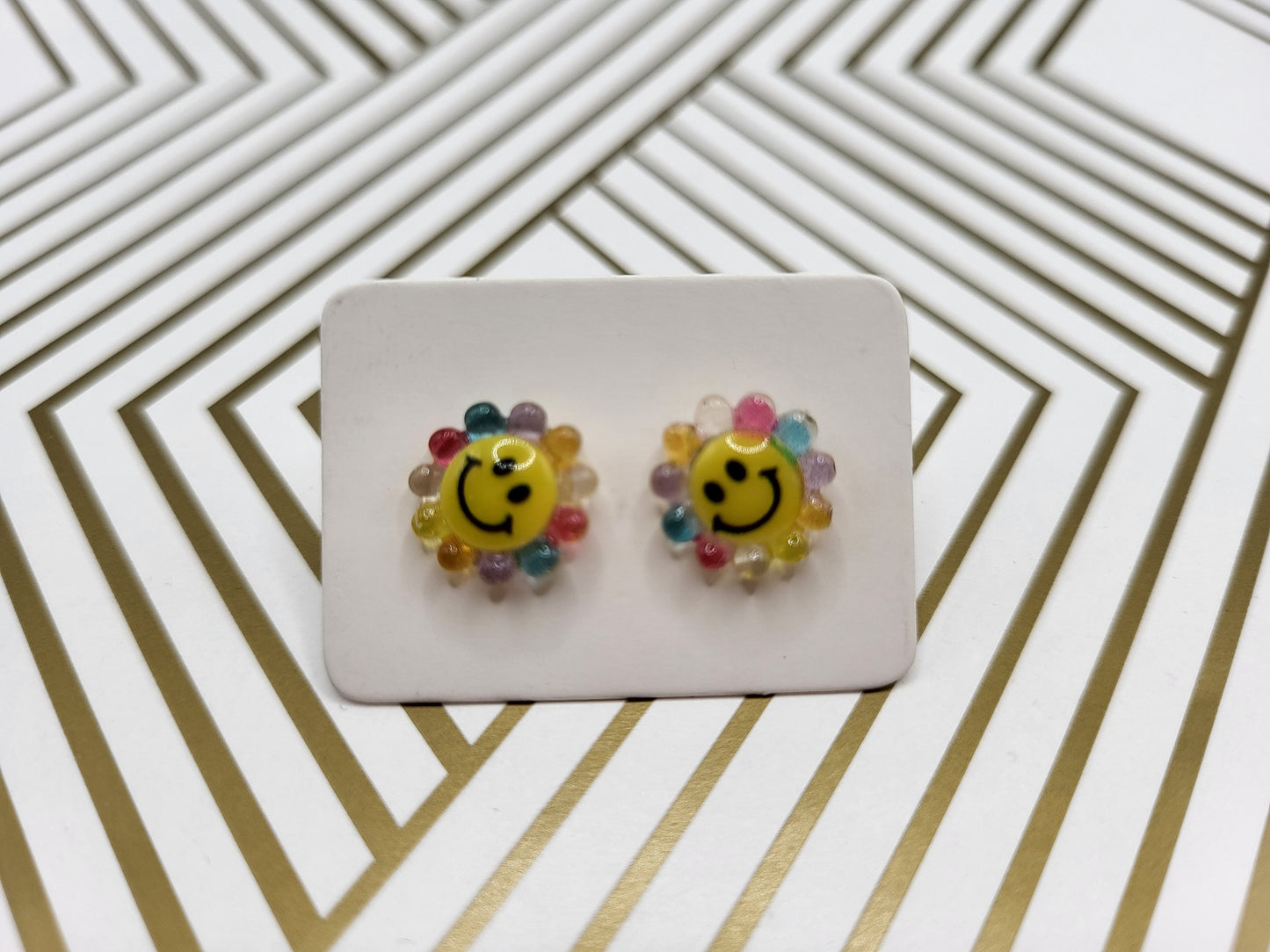 Maya Sunshine Hypoallergenic Earrings-Titanium Ear Post