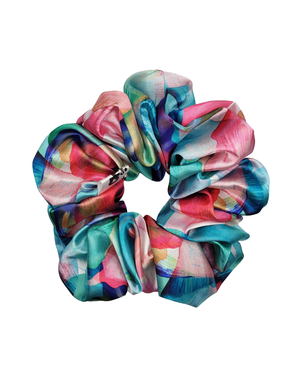 Azalea Chibi XXL Oversize Scrunchie is luxury for your hair. The stunning colors are sure to get you noticed. This XXL scrunchie is the silky allure of satin. This handmade satin scrunchie is a tribute to classic elegance, crafted to seamlessly combine comfort and style for a touch of sophistication in your hair accessory collection.