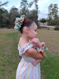 Flora XXL Floral Scrunchie-Handcrafted with Care