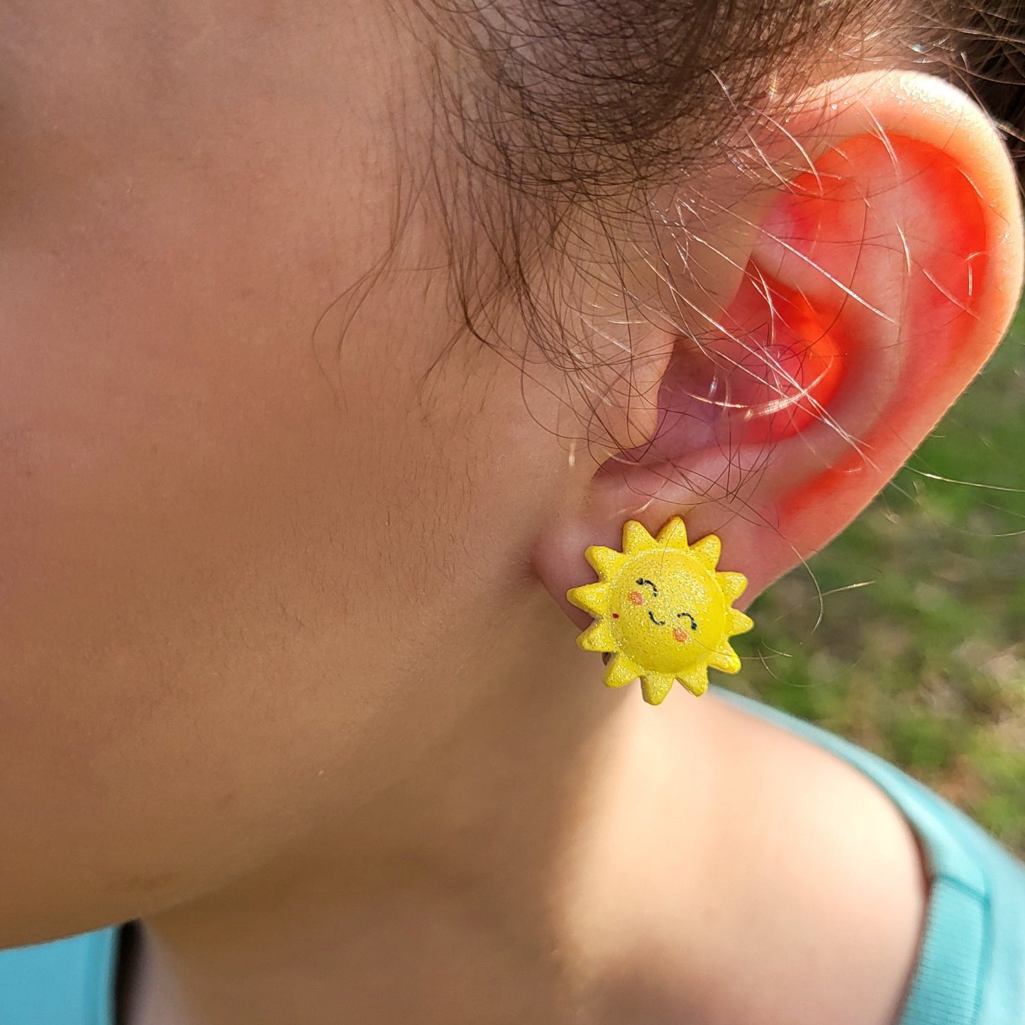 Yumari Sunshine Clip-On Earrings-Handcrafted with Care