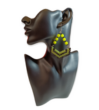 CyberGlow Glow-in-the-Dark Dangling Earrings