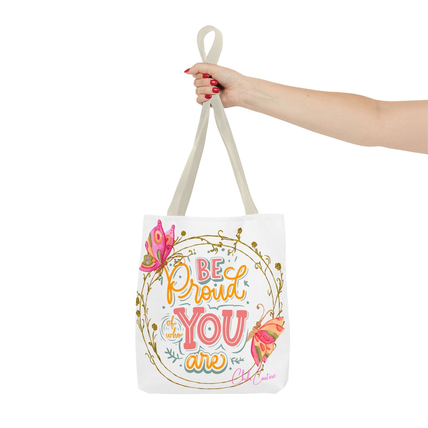 Be Proud Of Who You Are Chibi Couture Tote Bag