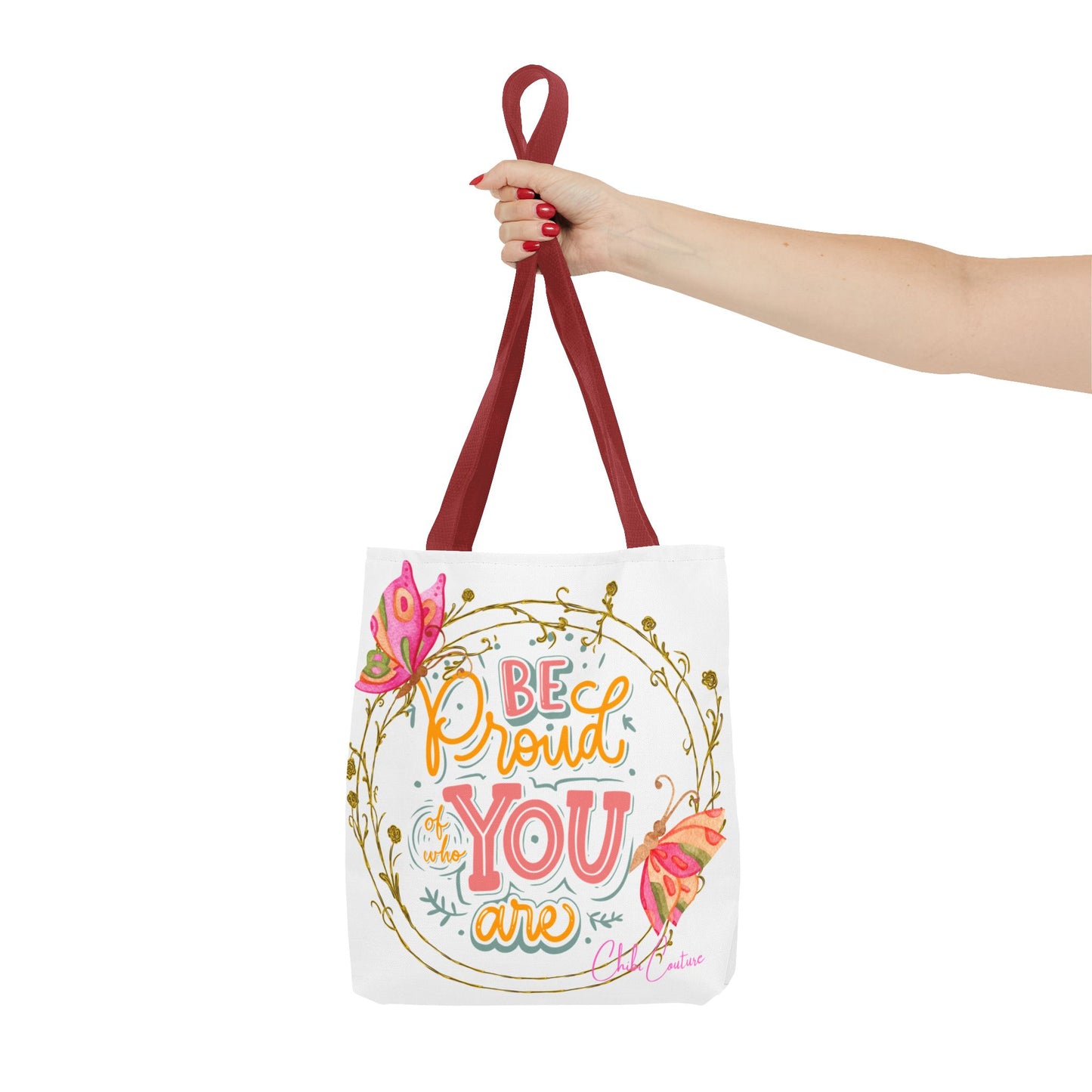 Be Proud Of Who You Are Chibi Couture Tote Bag