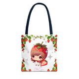 Strawberry Girl Kawaii Tote Bag-Chibi Couture