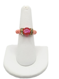 Chepi Chibi Pink Beaded Ring