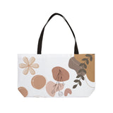 Minimalist Floral Weekender Tote Bag-Chibi Couture