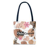 Minimalist Floral Tote Bag-Chibi Couture