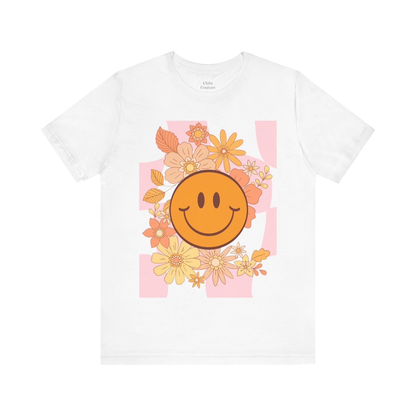 Retro Chibi Smiley Unisex Jersey Short Sleeve Tee