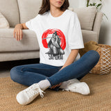 Unisex Samurai Sword T-Shirt — Red Enso Japanese Warrior Graphic Tee