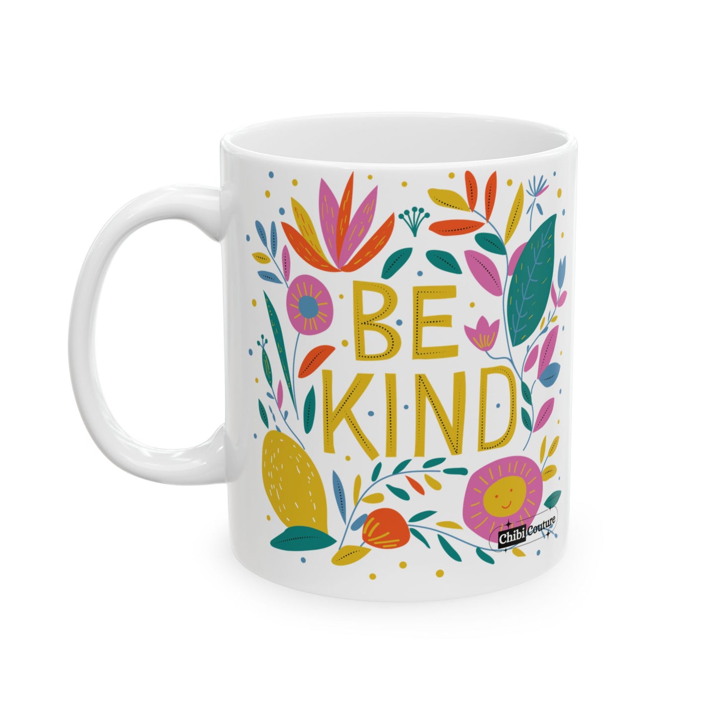 Be Kind Chibi Couture Ceramic Mug, (11oz, 15oz)