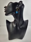 Aoko Ocean Blue Earrings-Handcrafted with Care