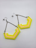 Leilani Perler Bead Earrings-Handcrafted with Care