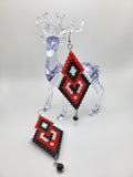 Drava Perler Bead Earrings-Handcrafted with Care
