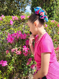 Azalea Chibi XXL Oversize Scrunchie is luxury for your hair. The stunning colors are sure to get you noticed. This XXL scrunchie is the silky allure of satin. This handmade satin scrunchie is a tribute to classic elegance, crafted to seamlessly combine comfort and style for a touch of sophistication in your hair accessory collection.