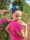 Azalea Chibi XXL Oversize Scrunchie is luxury for your hair. The stunning colors are sure to get you noticed. This XXL scrunchie is the silky allure of satin. This handmade satin scrunchie is a tribute to classic elegance, crafted to seamlessly combine comfort and style for a touch of sophistication in your hair accessory collection.