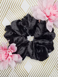 Ayelen Velvet Black XXL Scrunchies-Handcrafted with Care