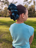 Mako Deep Green XXL Scrunchie-Handcrafted with Care