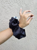 Ayelen Velvet Black XXL Scrunchies-Handcrafted with Care