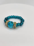 Chepi Chibi Aqua Beaded Ring