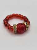 Chepi Emerald Beaded Ring-Handcrafted with Care