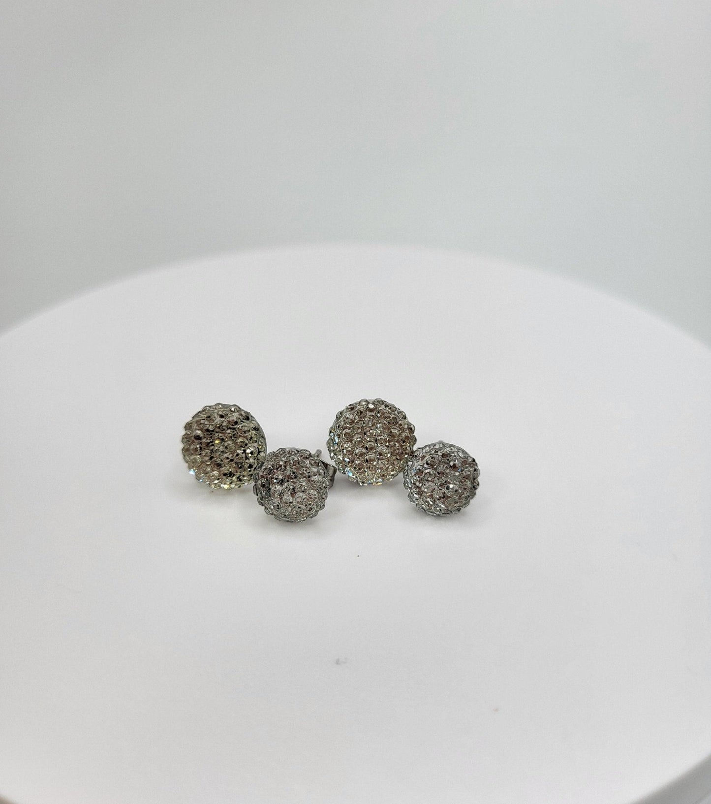 Chantel Stud Earrings- A Shimmering Symphony of Elegance-Hypoallergenic