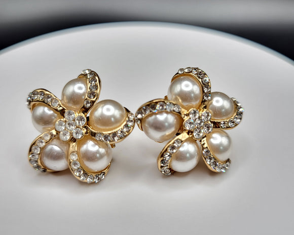 Celeste Faux Pearl Earrings-Handcrafted with Care