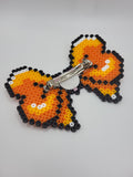 The Mega Pixel Bow — Purple Heart | Large Pixel Art Hair Clip