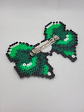 The Mega Pixel Bow — Purple Heart | Large Pixel Art Hair Clip