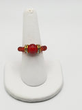 Chepi Ruby Beaded Ring