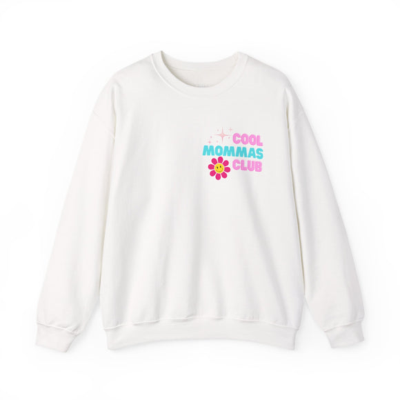 Crewneck Sweatshirt - Cool Mammas Club Tee - Kawaii, Fun, Colorful, Playful Sweater