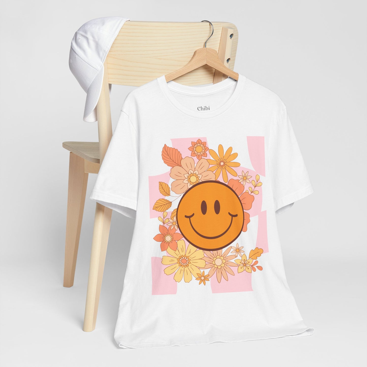 Retro Chibi Smiley Unisex Jersey Short Sleeve Tee