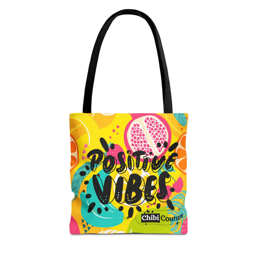 Positive Vibes Chibi Couture Tote Bag