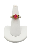 Chepi Chibi Duotone Orange Beaded Ring