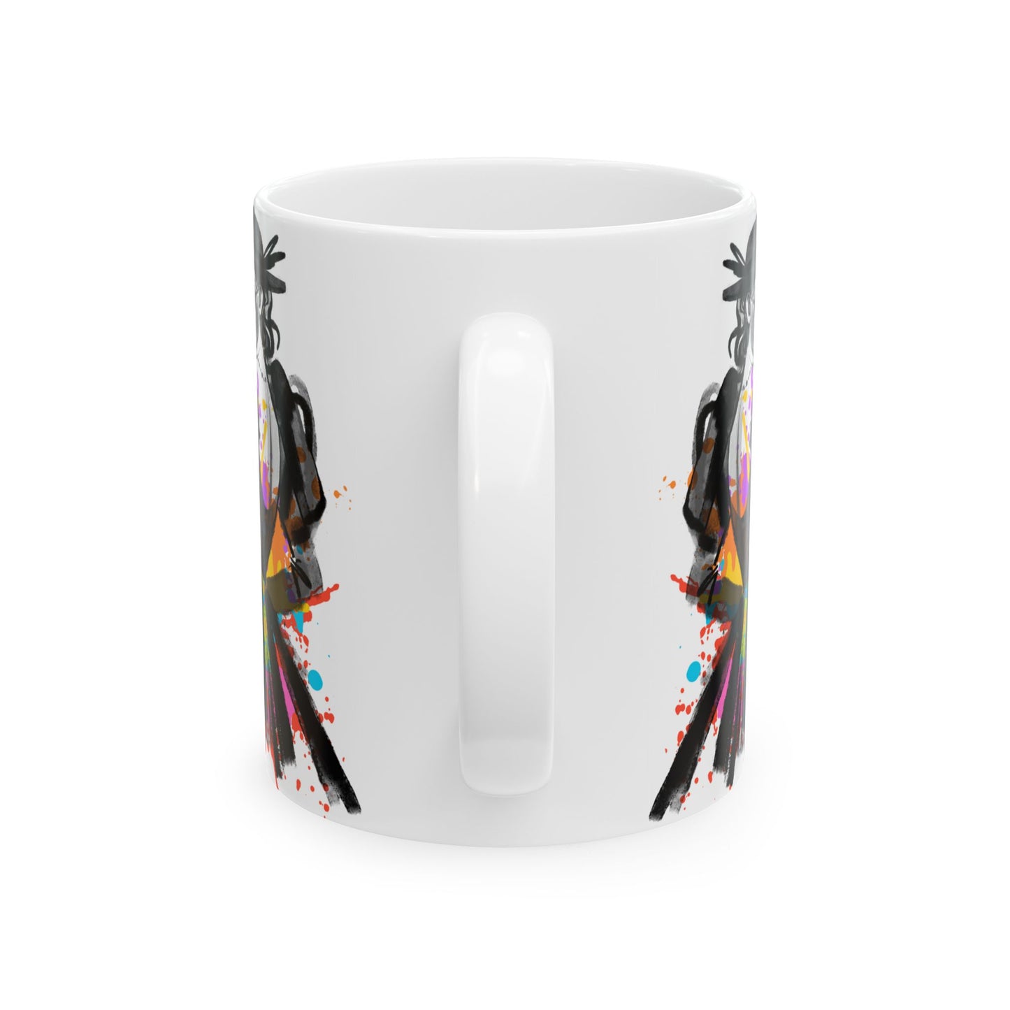 Chibi Couture Fashion Splatter Ceramic Mug, (11oz, 15oz)