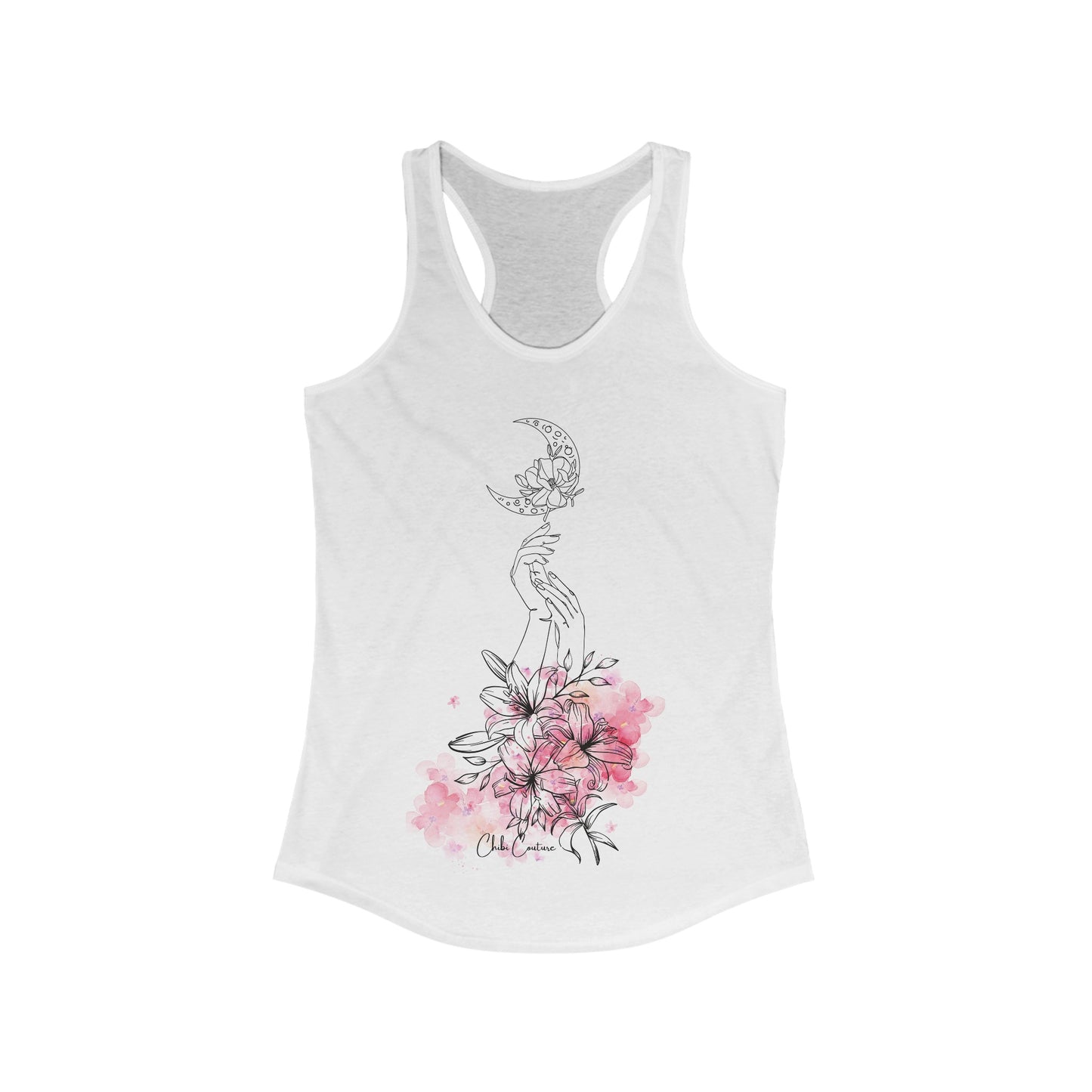 Chibi Couture Floral Women's Ideal Racerback Tank