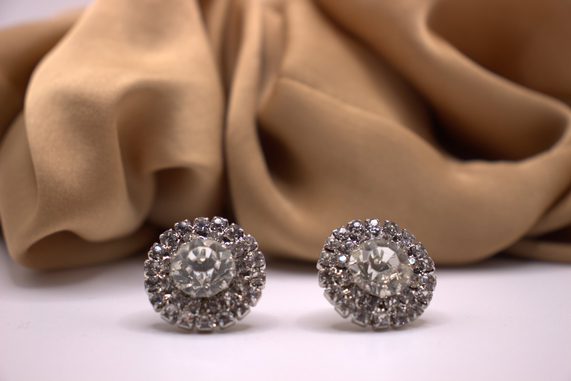 Queen Stud Earrings - The Epitome of Elegance and Glamour-Hypoallergenic close up view