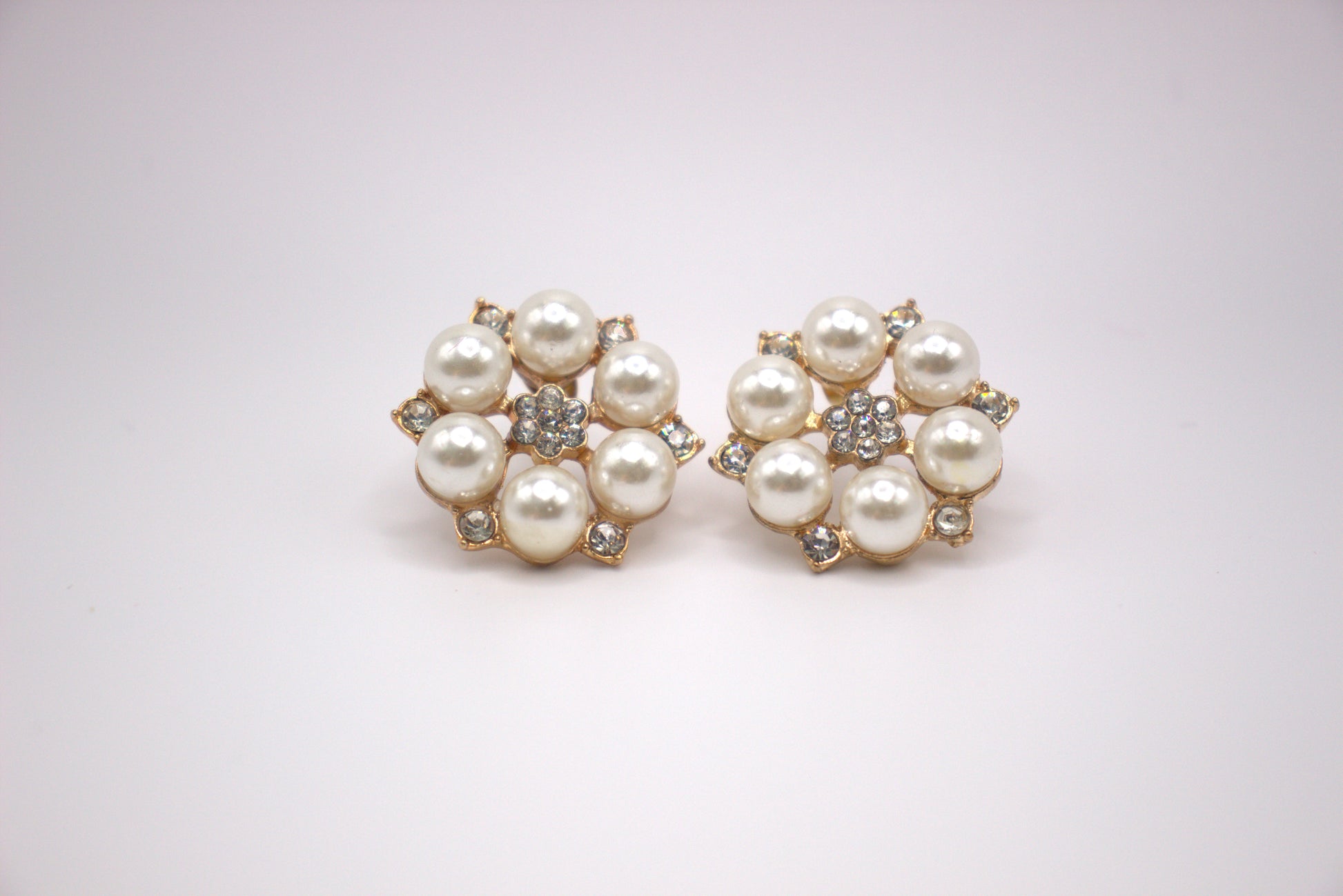 Juliet Stud Earrings-A Blossom of Timeless Elegance close up view