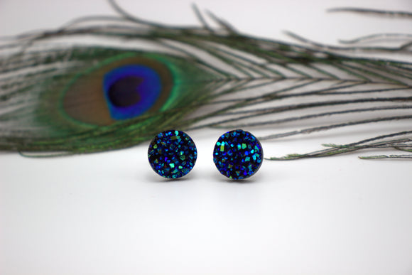 Galaxia Stud Earrings-Handcrafted with Care