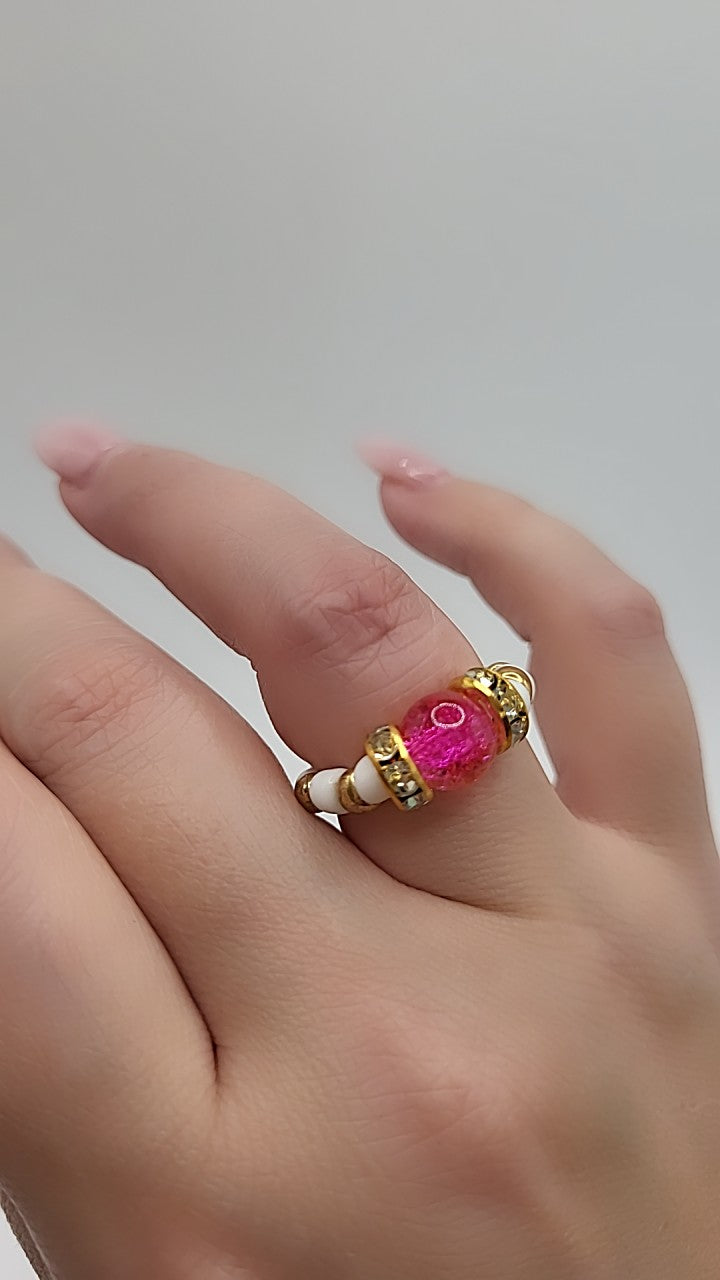 Chepi Chibi Christmas Beaded Ring