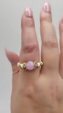 Chepi Chibi Baby Pink Beaded Ring