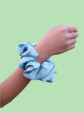 Pastel Mini Satin Scrunchie-Handcrafted with Care