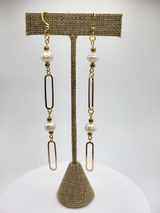 Isla Freshwater Pearl Earrings-Handcrafted with Care