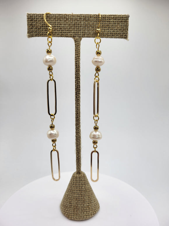 Isla Freshwater Pearl Earrings-Handcrafted with Care