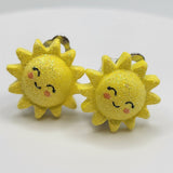 Yumari Sunshine Clip-On Earrings-Handcrafted with Care