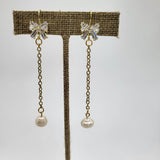 Zara Pearl Droplet Earrings-Handcrafted with Care