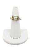 Chepi Chibi White Beaded Ring