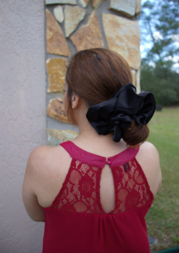Audrey XXL Satin Scrunchie-Handcrafted with Care