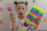Chibi Rainbow Journal and Pen Set-Limited Edition - Chibi Couture by Isabel Cruz 
