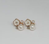 Leda Stud Earrings-A Symphony of Elegance and Versatility close up view